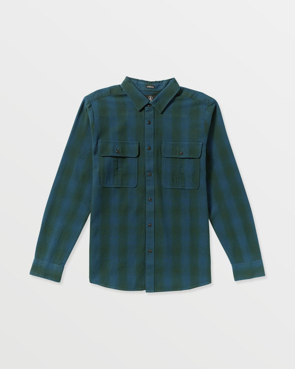 Volcom - Shadowstone Flannel Long Sleeve Shirt (Scarab)